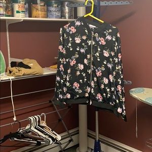 Floral Bomber Jacket